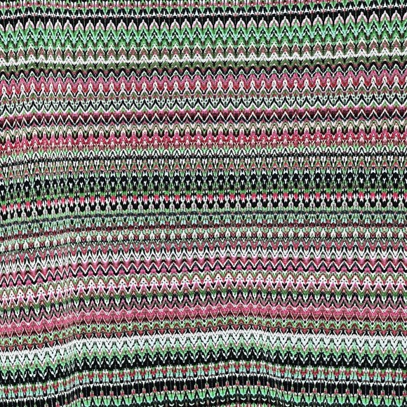 Lane Bryant 18 20 1X Shirt Top Green Pink Striped Sleeveless Scoop Neck Womens - Picture 2 of 7